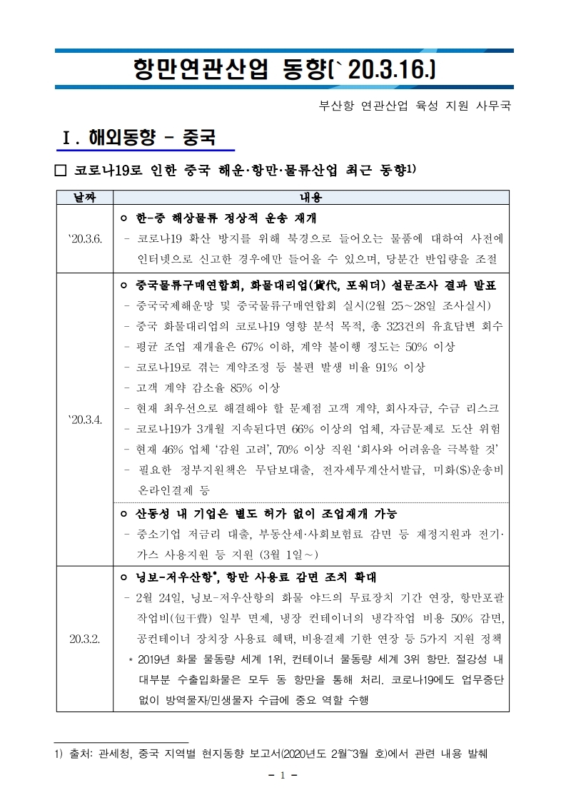 (3월 제1호) 항만연관산업 동향보고서.pdf_page_1.jpg